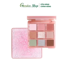 Bảng Phấn Mắt 9 Ô Gợn Sóng Chất Phấn Mịn Lấp Lánh Lâu Trôi Hold Live Powdery Ripple HL657 13.5g