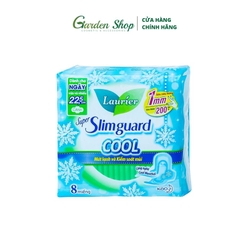 Băng Vệ Sinh Laurier Siêu Mỏng Mát Lạnh 1mm 22.5cm 8 Miếng
