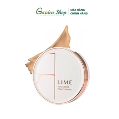 Phấn Nước Kiềm Dầu, Che Phủ Hoàn Hảo Lime Real Cover Pink Cushion SPF 50+/PA+++ 20g