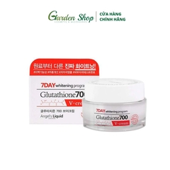 Kem Dưỡng Trắng Da, Mờ Thâm Nám Chỉ Trong 7 Ngày Angel's Liquid 7 Day Glutathione 700 V-Cream 50ml