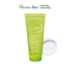 Gel Rửa Mặt Làm Sạch Sâu & Hỗ Trợ Giảm Mụn Bioderma Sebium Gel Moussant Actif 200ml