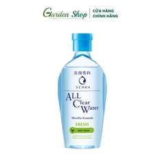 Nước Tẩy Trang Giảm Bóng Nhờn Senka All Clear Water Micellar Formula - Fresh 230ml
