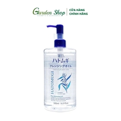 Dầu Tẩy Trang Hatomugi Ý Dĩ Dưỡng Ẩm, Làm Sáng Da The Cleansing Oil 500ml