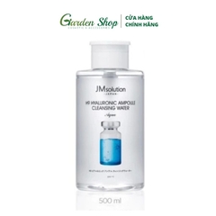 Nước Tẩy Trang Cho Mọi Loại Da JMsolution H9 Hyaluronic Ampoule Cleansing Water Aqua 500ml