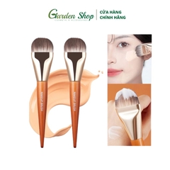 Cọ Tán Kem Nền Đầu Dẹt Thân Gỗ Lông Mềm Cao Cấp Gecomo G1115