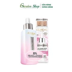 Serum Dưỡng Sáng Và Mờ Thâm Nám L'Oréal Glycolic Melasyl 8% [Melasyl+Glycolic+Niacinamide]30ml