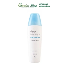 Sữa Chống Nắng Sunplay Skin Aqua Dưỡng Da Ngừa Mụn Acne Clear Milk SPF50+ PA++++ 25g