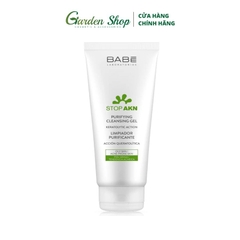Sữa Rửa Mặt Ngăn Ngừa Mụn Babe Stop AKN Purifying Cleansing Gel 200ml