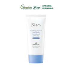 Kem Chống Nắng Vật Lý Cho Da Nhạy Cảm Make P:rem UV Defense Me Calming Sun Cream SPF50+ PA++++ 50ml