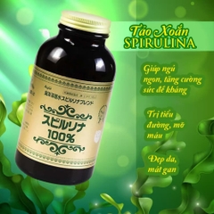 Tảo Xoắn Spirulina Japan Algae Nhật Bản 2200 viên (Chính hãng)