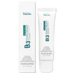 Kem Chống Nắng Nâng Tone Dưỡng Trắng Cho Da Khô Innoskin B3 SPF50+ PA++++ 50ml