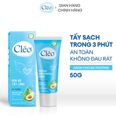 Kem Tẩy Lông Chiết Xuất Từ Bơ Cleo Avocado Hair Removal Cream Skin 50g