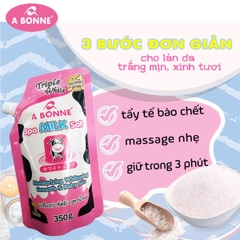 Muối Tắm Tẩy Tế Bào Chết A Bonne' Spa Milk Salt Thái Lan 350g
