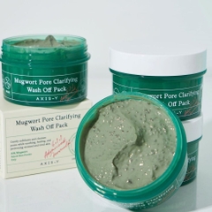 Mặt nạ đất sét ngải cứu Axis-Y Mugwort Pore Clarifying Wash Off Pack 100ml