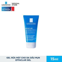 Sữa Rửa Mặt Dạng Gel Cho Da Dầu Mụn La Roche-Posay Effaclar Purifying Foaming Gel For Oily Sensitive Skin 15ml