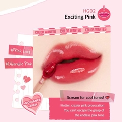 Son Tint Bóng Siêu Lì Có Màu Son Black Rouge Half N Half Water Glow 3.5g