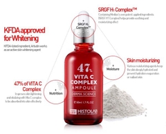 Tinh chất dưỡng trắng, mờ thâm Histolab 47% Vita C Complex Ampoule Derma Science 50ml