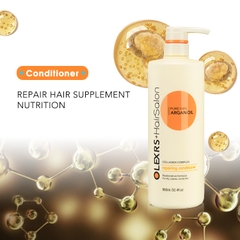 Dầu Gội & Dầu Xả Phục Hồi Tóc Cao Cấp Olexrs HairSalon Argan Oil Collagen Complex 960ml