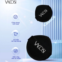 Bông Tán Kem Nền, Phấn Nước Cushion Đen Nhọn Vacosi PU06-02