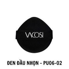 Bông Tán Kem Nền, Phấn Nước Cushion Đen Nhọn Vacosi PU06-02