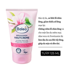 Kem Dưỡng Ẩm Sau Wax, Cạo Lông - Ức Chế Mọc Lông Balea Beruhigende Haut Creme 125ml
