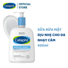 Sữa Rửa Mặt Cho Da Nhạy Cảm Cetaphil Gentle Skin Cleanser 500ml