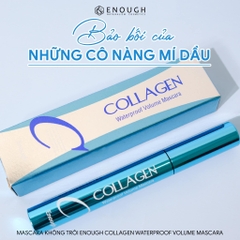 Mascara Không Trôi, Không lem Enough Collagen Waterproof Volume 9ml