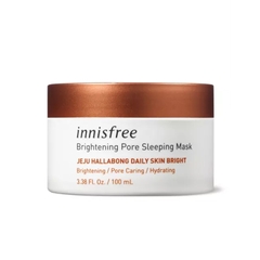 Mặt Nạ Ngủ Dưỡng Sáng Da, Se Khít Lỗ Chân Lông Innisfree Brightening Pore Sleeping Mask 100ml
