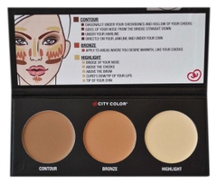 Phấn Tạo Khối 3 Ô City Color Contour Effects Palette 4.5g