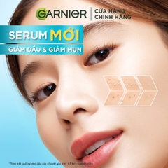 Tinh chất Giảm Mụn Mờ Thâm Cho Da Dầu Mụn Garnier Skin Naturals Bright Complete Anti - Acne Booster Serum 30ml