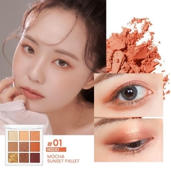 Bảng Phấn Mắt Chống Thấm Nước, Lâu Trôi Focallure 9 Ô FA167 9g