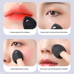 Set 2 Bông Mút ngón tay Mini Giọt Nước Mini Giúp Che Khuyết Điểm Mụn Và Quầng Thâm 