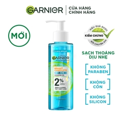 Sữa Rửa Mặt Dạng Gel Dịu Nhẹ Cho Da Dầu Mụn Garnier Skin Naturals Bright Complete Anti-Acne Cleansing Gel 120ml