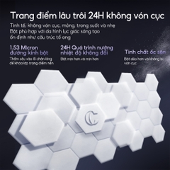 Phấn Nén Kiềm Dầu, Chống Nước Lâu Trôi Carslan Black Magnet Soft Mist Powder 8g (01 vỏ đen) - Trong suốt
