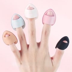 Set 2 Bông Mút ngón tay Mini Giọt Nước Mini Giúp Che Khuyết Điểm Mụn Và Quầng Thâm 