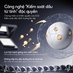 Phấn Nén Kiềm Dầu, Chống Nước Lâu Trôi Carslan Black Magnet Soft Mist Powder 8g (01 vỏ đen) - Trong suốt