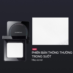 Phấn Nén Kiềm Dầu, Chống Nước Lâu Trôi Carslan Black Magnet Soft Mist Powder 8g (01 vỏ đen) - Trong suốt