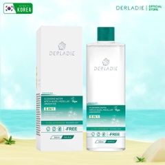 [MUA 1 TẶNG 1] Tẩy Trang Thuần Chay Sạch Dịu Êm Cho Da Dầu Mụn Derladie Cleansing Water Witch Hazel Micellar Unsented 500ML
