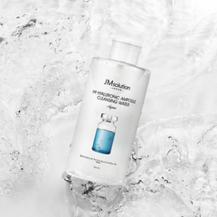 Nước Tẩy Trang Cho Mọi Loại Da JMsolution H9 Hyaluronic Ampoule Cleansing Water Aqua 500ml