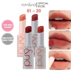 Son Thỏi Lì, Lên Màu Siêu Xinh Romand Zero Matte Lipstick 3g