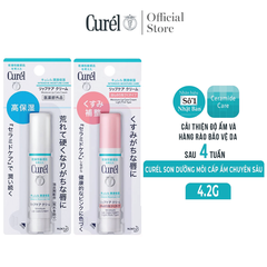 Son Dưỡng Ẩm Chuyên Sâu Curél Intensive Moisture Care Moisture Lip Care Cream 4.2g