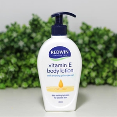 Dưỡng thể vitamin E body lotion Redwin 400ml (Vòi)