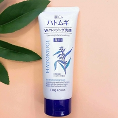 Sữa rữa mặt tẩy trang Hatomugi The W Cleansing Foam 130g