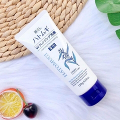 Sữa rữa mặt tẩy trang Hatomugi The W Cleansing Foam 130g