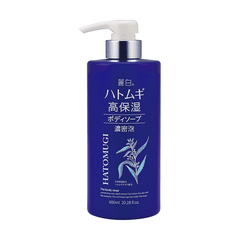 Sữa Tắm Dưỡng Ẩm, Làm Sáng Da Hatomugi Moisture Rich Body Soap 600ml