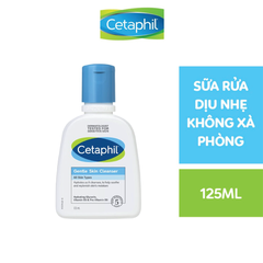 Sữa Rửa Mặt Cetaphil Dịu Nhẹ Không Xà Phòng Gentle Skin Cleanser 125ml