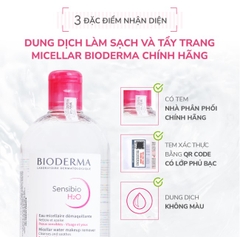 (Hàng công ty) Nước Tẩy Trang Công Nghệ Micellar Bioderma 100ml