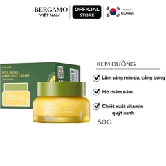 Kem dưỡng Trắng Da mờ Thâm Quýt Xanh Bergamo Green Tangerine Vita Shine Dark Spot Cream 50g