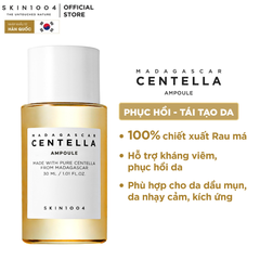 [KHÔNG VÒI PUMBU] Tinh Chất Rau Má Giảm Mụn Skin1004 Madagascar Centella Asiatica Ampoule 30ml 