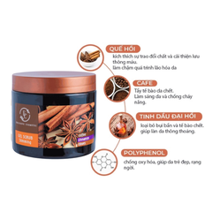 Tẩy Da Chết Toàn Thân Quế Hồi Cafe Gel Scrub Coffee & Cinnamon Cloves 500g
